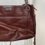 Rebecca Minkoff  Brown Leather Purse Shoulder Bag Crossbody Chain Strap Zipper Photo 2