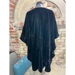 Cape velvet black wrap Photo 4