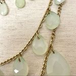 Gold tone 3 tier beaded necklace Photo 5