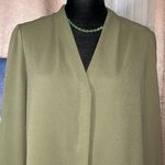 Alex Marie Size L Sage Button Down Blouse Photo 1