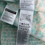 Levi's Women's Yvie Crop Blouse Puff Sleeves Smocked Green Floral Western XS Photo 8