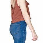 Out From Under NWT Urban Outfitters Orange Basic Cropped Oversized Tank Top Photo 5