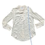 Velvet By Graham And Spencer Josey Blouse Cream Size Small Minimalist Photo 6