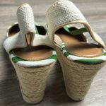 Montego Bay Club Green and White Striped Wedges Size 11 Photo 8