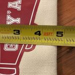 Draper James  Red White Go Y'all Cotton Wristlet bag 5x6 Inches Photo 7