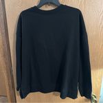 Terra & Sky  Black Long Sleeve Graphic Print  Santa “He Sees You” Women’s 1X NWT Photo 6