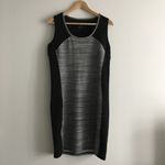 Athleta Fuse Dress Gray Black Scuba Large Yoga Photo 1
