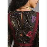 Farm Rio Anthropologie x Jumpsuit M NWT Deep-V Hearts Print Wide-Leg Photo 7