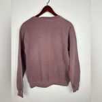 Women's Small Phys Ed Washed Burgundy Crewneck Sweatshirt Obey Posse 1989 Photo 4