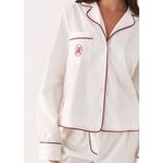 Peppermayo  Exclusive Harry Pyjama Top and Bottom Set White Red Size Small Photo 4