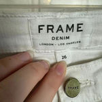 frame denim white Le Skinny De Jeanne crop jeans size 26 Q11 Photo 4