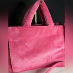 Juicy Couture Pink Velour Big Spender Tote Bag | Rhinestone Logo | NWT Photo 5