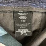 Theory Structured Denim Straight Cuff Pant Indigo Dark Blue 10 High Rise NWT Photo 9