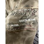 Calvin Klein Jeans  Pullover Deep V Hoodie tie dye Vintage 90’s ? Womens Small Photo 3