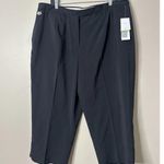 Liz Claiborne Lizgolf Kylie Black Capri Pants Size 18W Coolmax UV Protection Photo 0