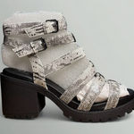 Dirty Laundry  Fun Stuff Gladiator Heeled Sandal in White Photo 0