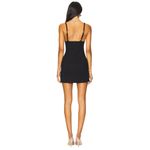 AREA Butterfly Mini Dress in Black Small New Womens Crystal Necklace Photo 1