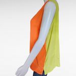 Diane Gilman Orange Yellow Silk Scoopneck Tank Size 2X Photo 2