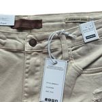 Judy Blue NWT High Rise Distressed 90'S Ivory Straight Jeans Sz 32 Photo 8