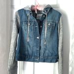 Mudd denim hoodie jacket, size small Photo 1
