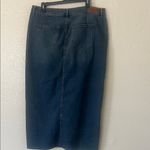 Marc New York Women's Blue long Denim Skirt  Size 16 Photo 3