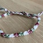 Handmade Loretta Bracelet, anklet, trendy, comfortable, tie, embroidery thread, woven, gi Photo 0