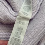 Aerie light pastel purple waffle knit collared oversized cozy sweater Photo 5