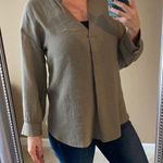 Sage olive green blouse Photo 0