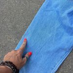 Wrangler Vintage 90s  14 MWZCB light wash high-rise wedgy fit cowgirl jeans 11x34 Photo 3