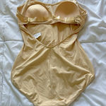 Capezio Beige One Piece Sleeveless Womens Size XL Leotard Dance Padded Tan Photo 0
