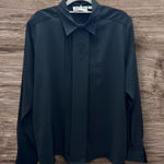 YVES ST. CLAIR Classic Black Blouse Size 16 Photo 0