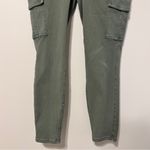 Spanx Twill Cargo Skinny Leg Ankle Pants in Soft Sage Green Size XL Photo 7