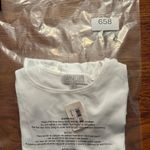 A'nue Thin Strap Tank Stretchy White Women's Size Petite Small Made in USA NWT Photo 10