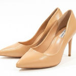 Steve Madden  Nude Tan Leather Pointed Toe Stiletto Pump 11 Photo 0