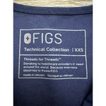 FIGS  Navy Blue V-Neck Scrub Top size XXS Photo 4