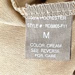 Ryu Brown Cream Crochet Tiered Lace Floral Sleeveless Lined Dress, Size Medium Photo 3