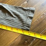 SAVVI Leggings Active Large Cropped Green Sage Textured L Spandex Compression Photo 2