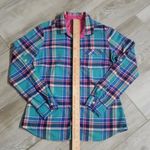 Women's Cut Plaid Flannel | Eddie Bauer Blue And Pink Flannel Shirt Photo 9