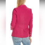 Nanette Lepore TWEED WEAVE MOJAVE BOUCLE BLAZER JACKET PEARL BUTTONS PINK NEW Photo 2