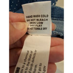 Iris Polka Dot Sleeveless Zip Size M Adjustable Straps Jewel Cubic Jean Bodycon Photo 5