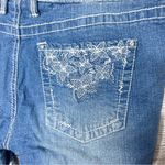 Amethyst Jeans Amethyst Distressed Blue Denim Jean Shorts Size 11 Photo 8
