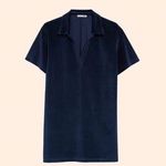 Reformation Sicily Terry Dress (Navy) Photo 0