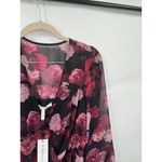 BCBGeneration Floral Romper Women S Black Red Witchy Vampire Whimsigoth NEW Photo 9