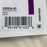 Puma Go For Iconic Tee Pristine Cream XXL Colorblock Sleeve Logo Shirt NWT Photo 9