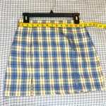 Zaful  Blue Plaid Mini Skirt Photo 1
