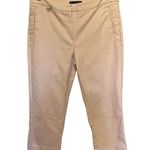 Adrianna Papell Pastel Crop Pants Sz 12 Pink Preppy Soft Girl Office Summer Chic Photo 0