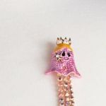 Betsey Johnson CRYSTAL PRINCESS GHOST BROOCH Photo 1