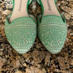 Soft Surroundings Soft‎ Surroundings Amelia Green Flats Slip On Shoes Women's Size 8 Photo 5