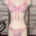Boutique Pink Floral Bikini Set  Photo 0