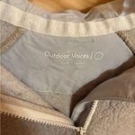 Outdoor Voices Wool MegaFleece 1/2 Zip Pullover Hoodie in Oatmeal Photo 5